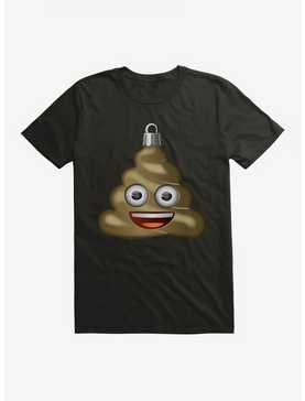 Emoji Holiday Icons Poop Ornament T-Shirt, , hi-res