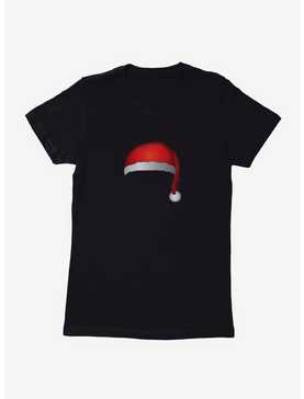 Emoji Holiday Icons Classic Santa Hat Womens T-Shirt, , hi-res