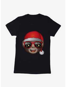 Emoji Holiday Icons Party Monkey Womens T-Shirt, , hi-res