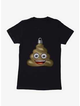 Emoji Holiday Icons Poop Ornament Womens T-Shirt, , hi-res