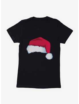 Emoji Holiday Icons Santa Hat Womens T-Shirt, , hi-res