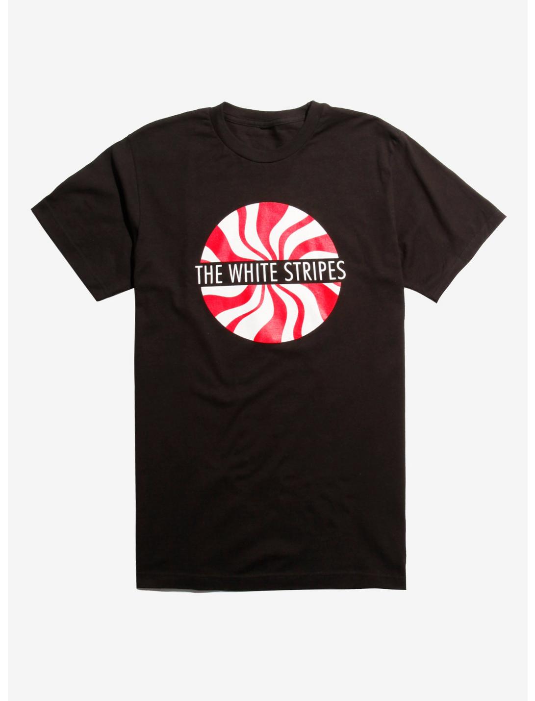The White Stripes Peppermint T-Shirt, BLACK, hi-res