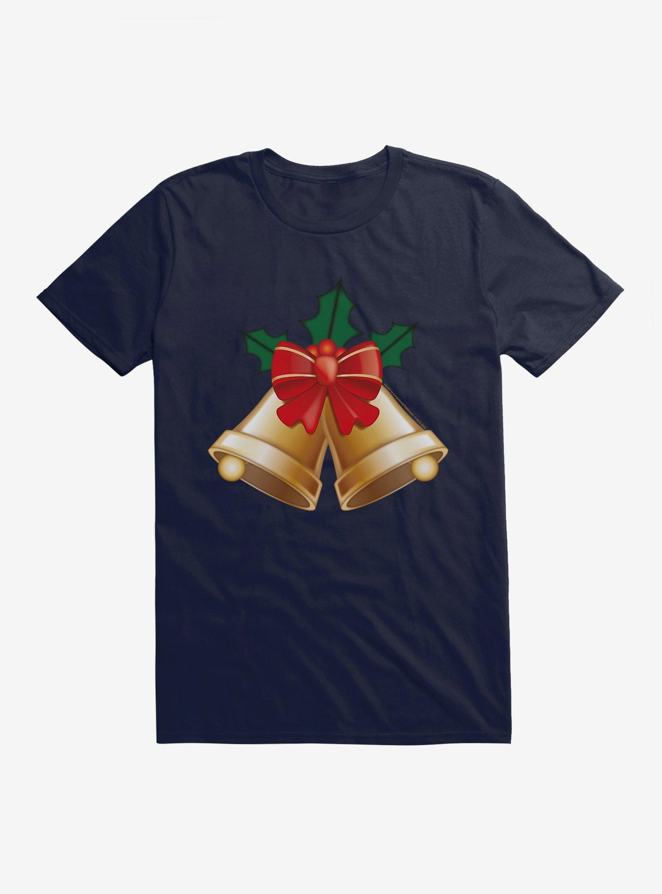 Emoji Holiday Icons Bells And Holly T-Shirt | Hot Topic