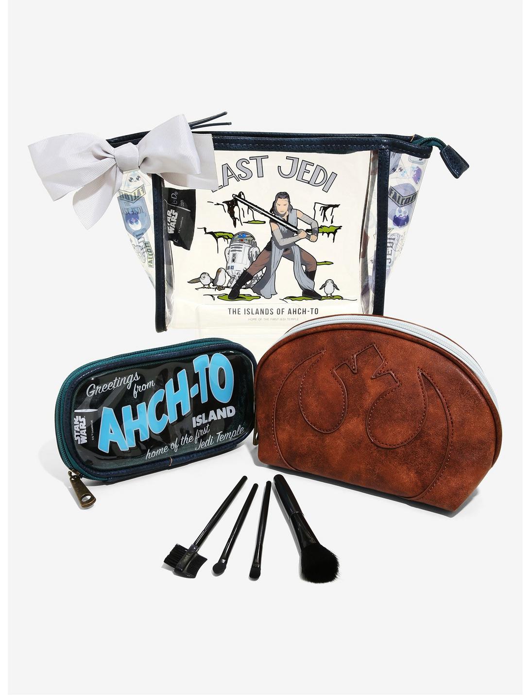 Star Wars Greetings from Ahch-To Cosmetics Bag and Brush Set, , hi-res