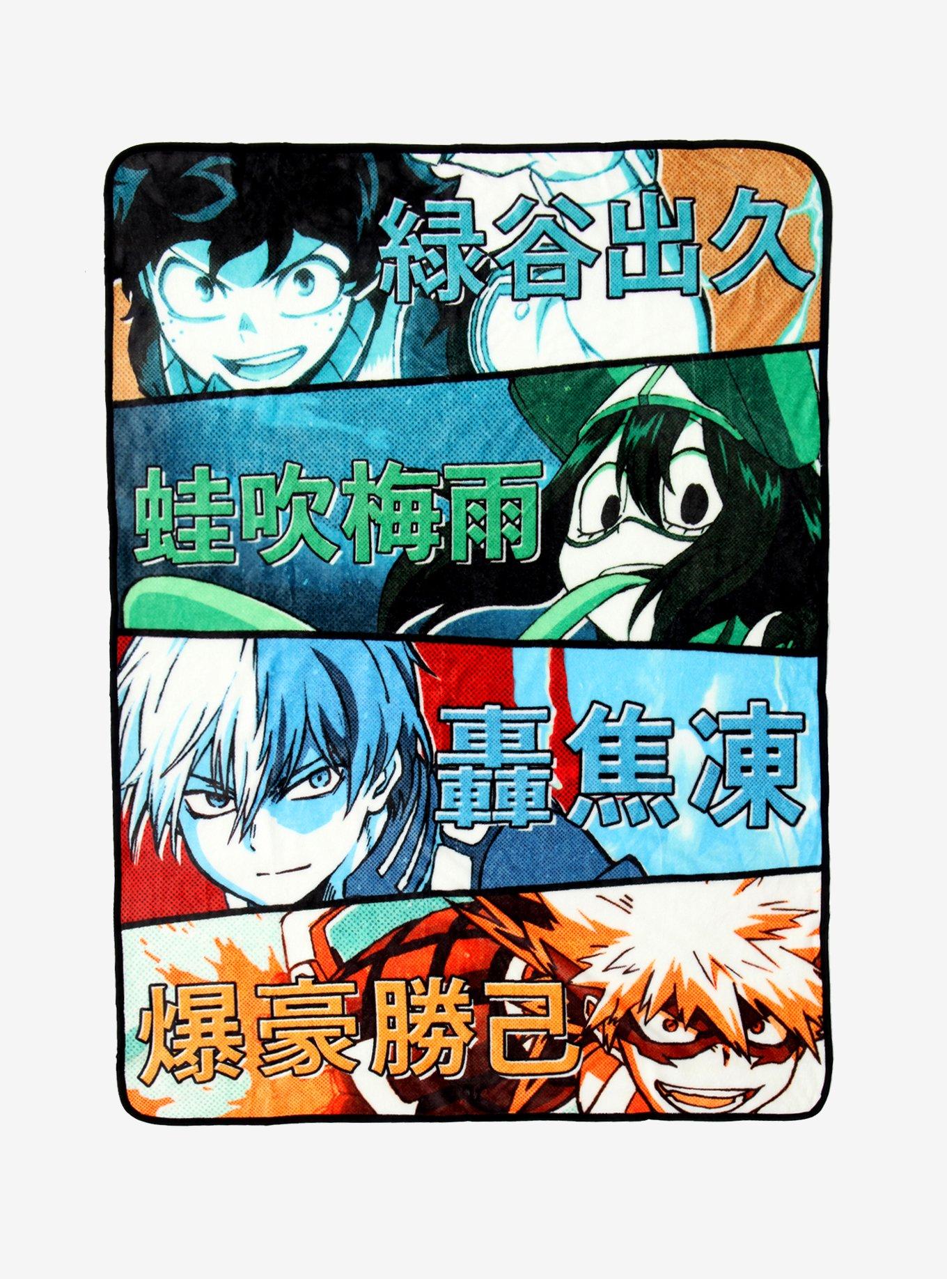 My Hero Academia Comic Throw Blanket, , hi-res