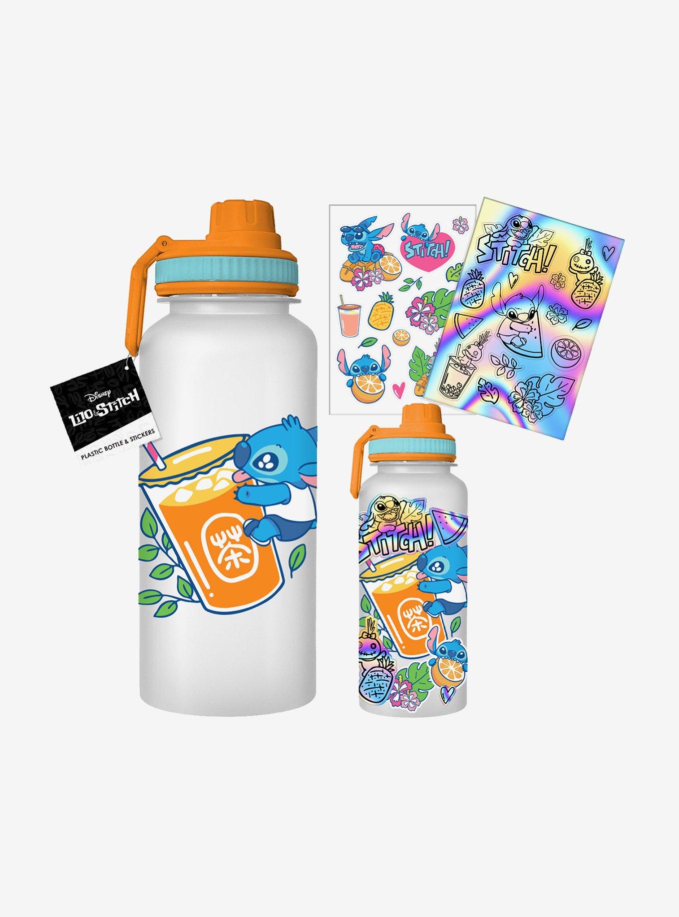 Disney Lilo & Stitch Sticker Water Bottle, , hi-res