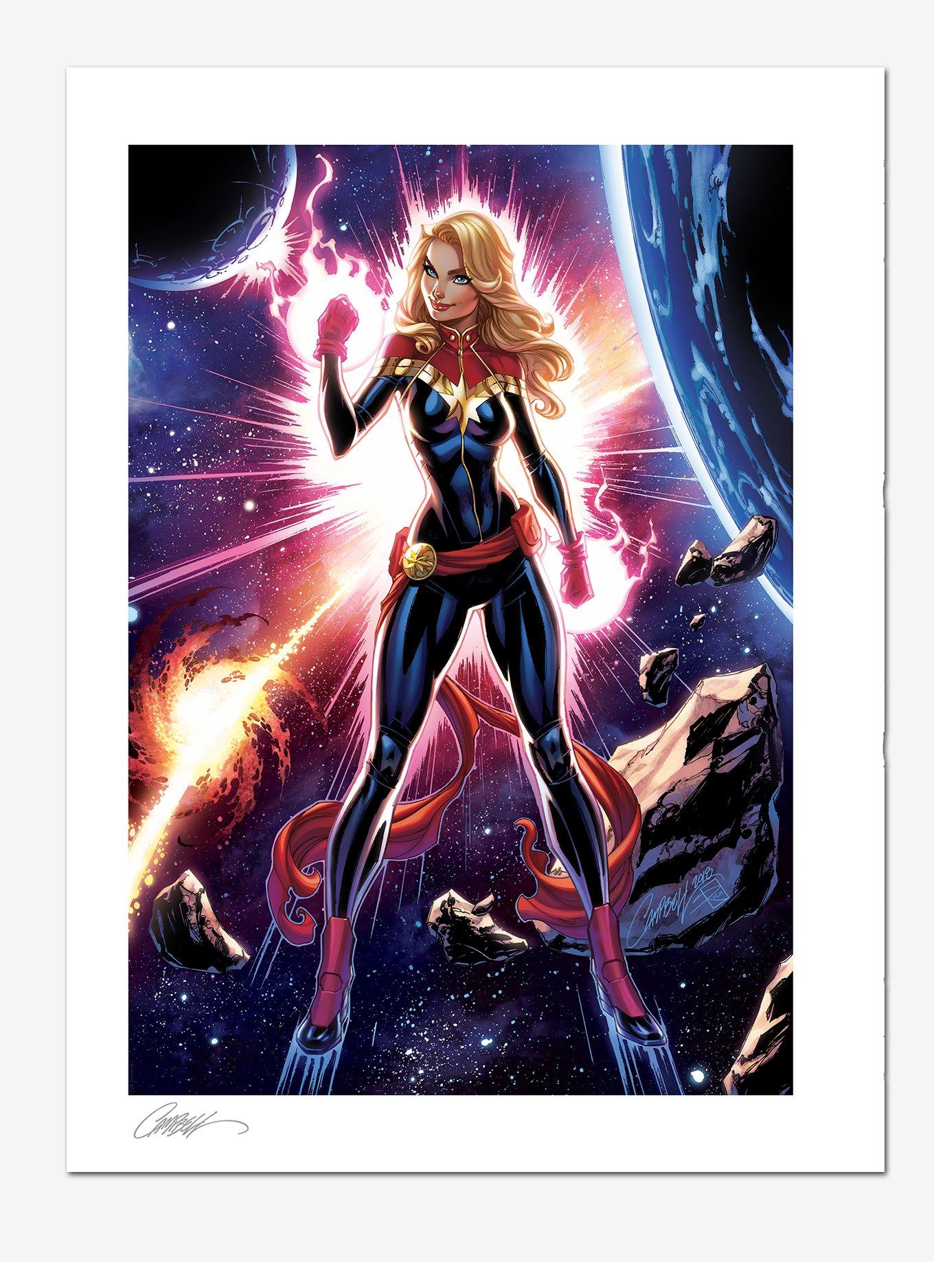 Marvel Captain Marvel Art Print by Sideshow Collectibles, , hi-res