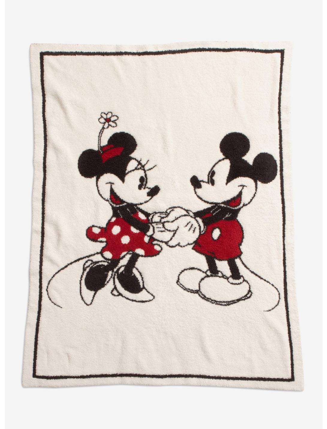 Barefoot Dreams Disney Mickey & Minnie Mouse Baby Blanket Cream, , hi-res