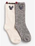 Barefoot Dreams Disney Youth Mickey Mouse 2 Pack Sock Cream Multi, , hi-res