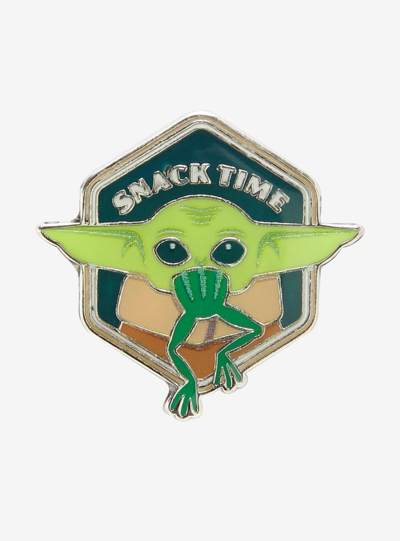 Star Wars The Mandalorian Snack Time Enamel Pin - BoxLunch Exclusive