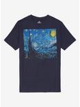 Vincent Van Gogh Starry Night Recycled T-Shirt, NAVY, hi-res