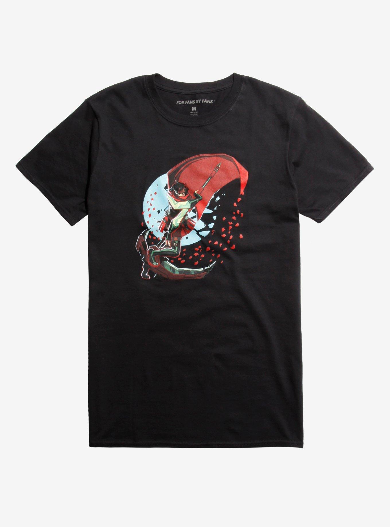 RWBY Petal Burst T-Shirt, BLACK, hi-res