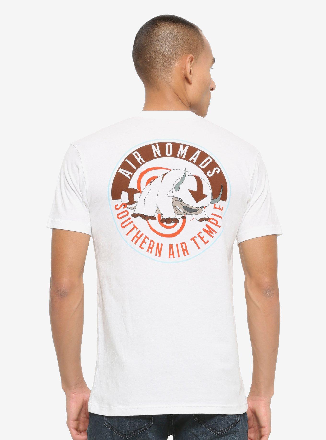 Avatar: The Last Airbender Air Nomads Southern Air Temple T-Shirt - BoxLunch Exclusive, WHITE, hi-res