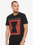 Marvel Black Widow Redacted Logo T-Shirt - BoxLunch Exclusive, BLACK, hi-res