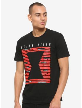 Marvel Black Widow Redacted Logo T-Shirt - BoxLunch Exclusive, , hi-res