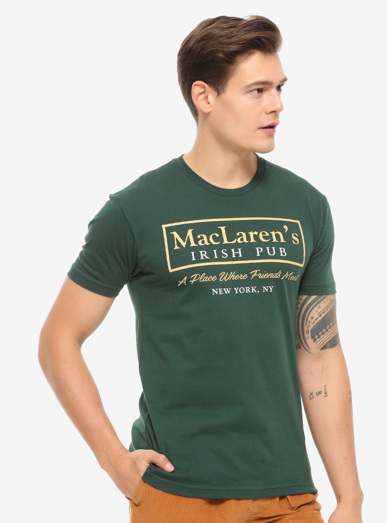 How I Met Your Mother MacLaren's Irish Pub Logo T-Shirt - BoxLunch Exclusive, GREEN, hi-res