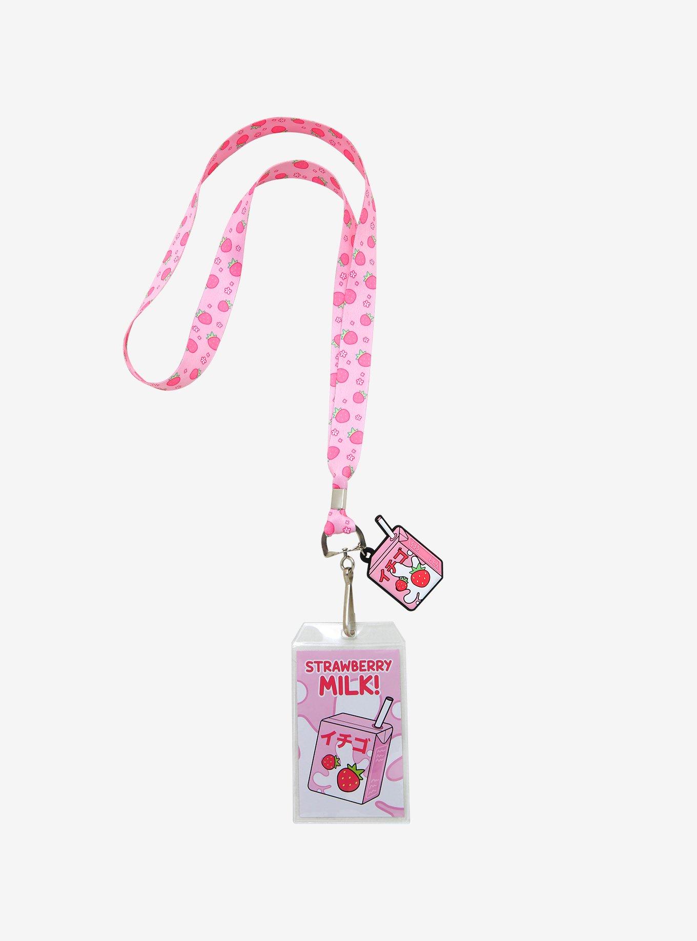 Strawberry Milk Lanyard