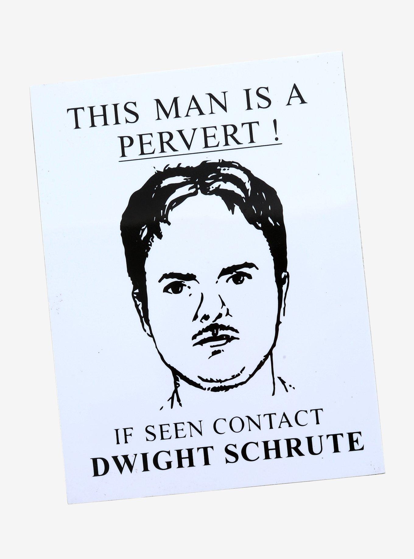 The Office Dwight Sketch Magnet, , hi-res