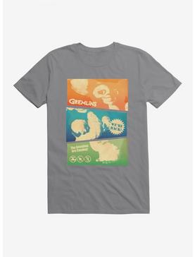Gremlins Gizmo Cropped Collage T-Shirt, STORM GREY, hi-res