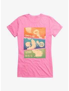 Gremlins Gizmo Cropped Collage Girls T-Shirt, CHARITY PINK, hi-res