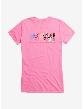 Gremlins Gizmo Colorful Stamp Girls T-Shirt, CHARITY PINK, hi-res