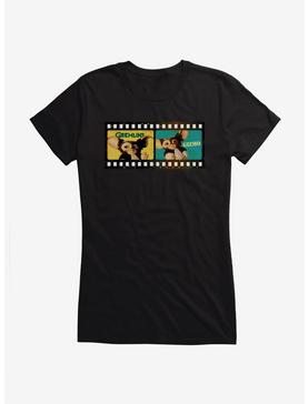 Gremlins Gizmo Colorful Film Strip Girls T-Shirt, BLACK, hi-res