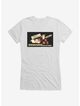 Gremlins Gizmo Rules To Follow Girls T-Shirt, , hi-res