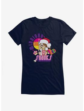 Gremlins Gizmo Midnight Snack Girls T-Shirt, NAVY, hi-res