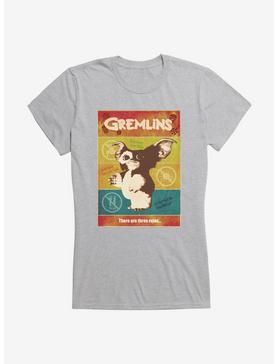 Gremlins There Are Three Rules Girls T-Shirt, HEATHER, hi-res