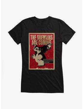Gremlins They Are Coming Girls T-Shirt, BLACK, hi-res