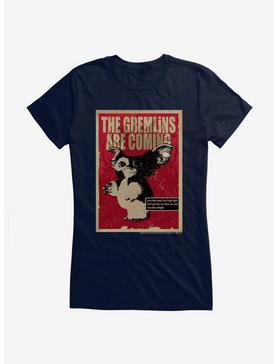 Gremlins They Are Coming Girls T-Shirt, NAVY, hi-res
