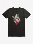 DC Comics Birds Of Prey Harley Quinn Diamond Pose T-Shirt, BLACK, hi-res