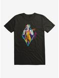 DC Comics Birds Of Prey Harley Quinn Neon Diamond Autograph T-Shirt, BLACK, hi-res
