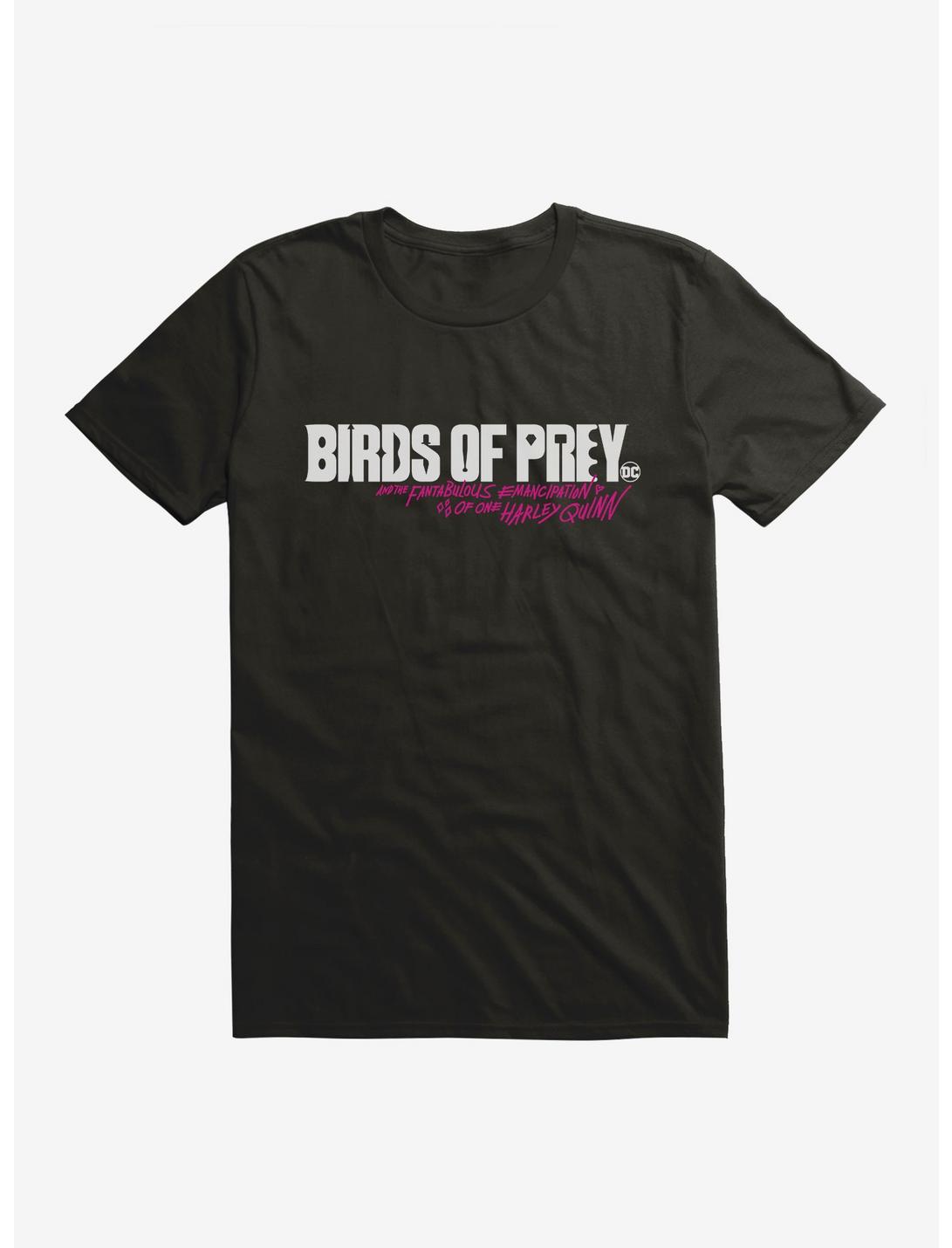 DC Comics Birds Of Prey Movie Title T-Shirt, BLACK, hi-res