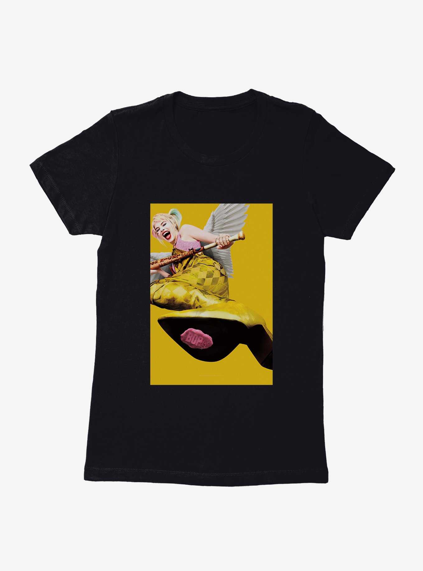 DC Comics Birds Of Prey Harley Quinn Gum Movie Poster Womens T-Shirt, , hi-res