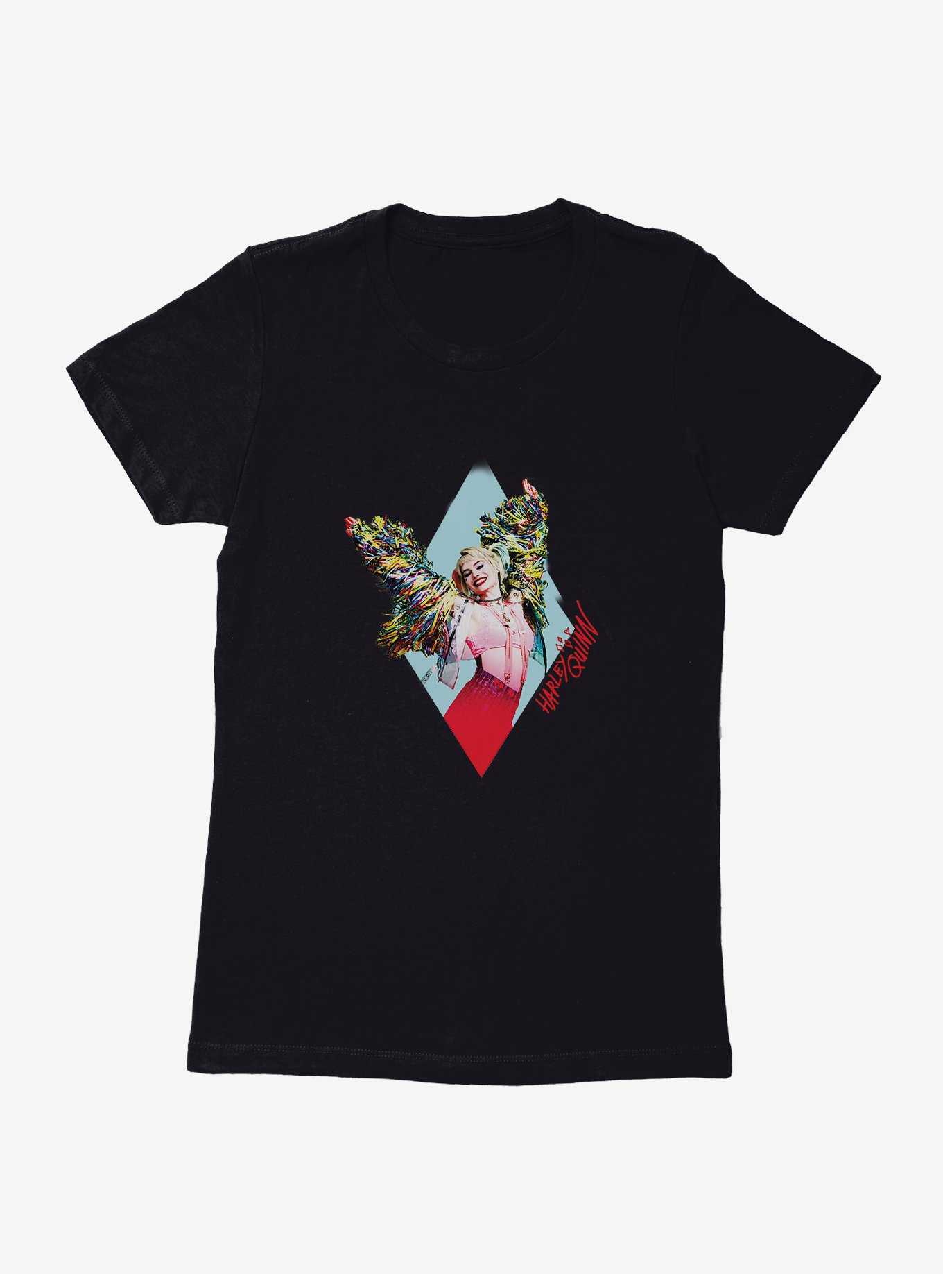 DC Comics Birds Of Prey Harley Quinn Diamond Pose Womens T-Shirt, , hi-res