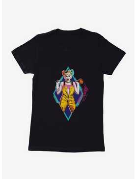 DC Comics Birds Of Prey Harley Quinn Neon Diamond Womens T-Shirt, , hi-res