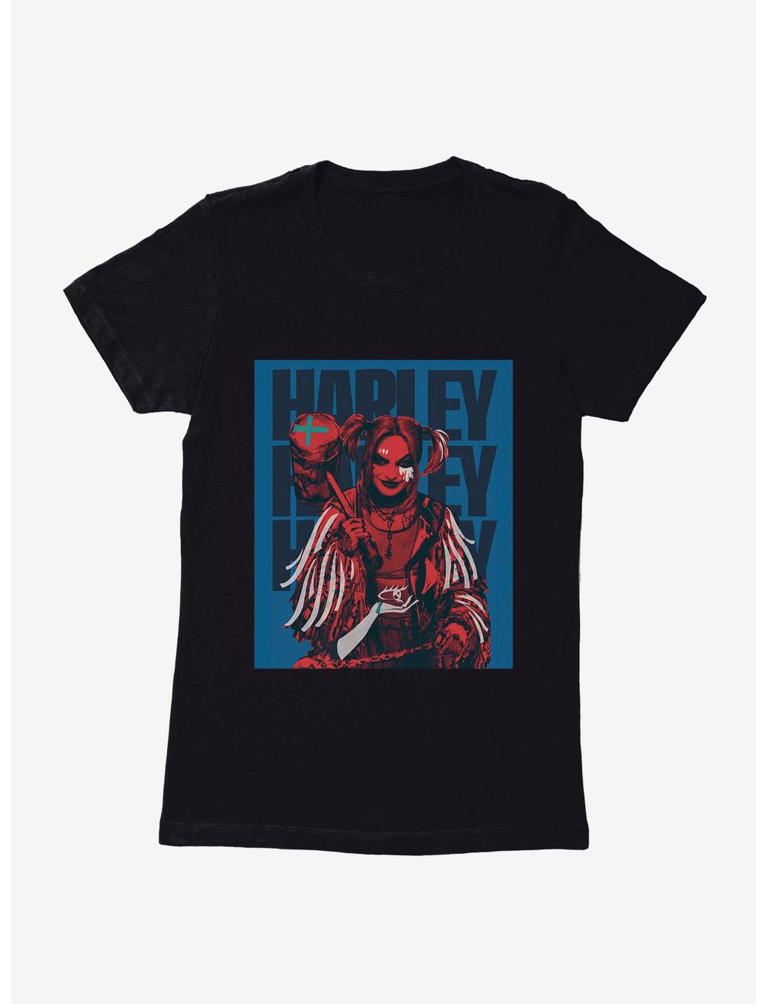 DC Comics Birds Of Prey Harley Quinn Poster Womens T-Shirt, BLACK, hi-res