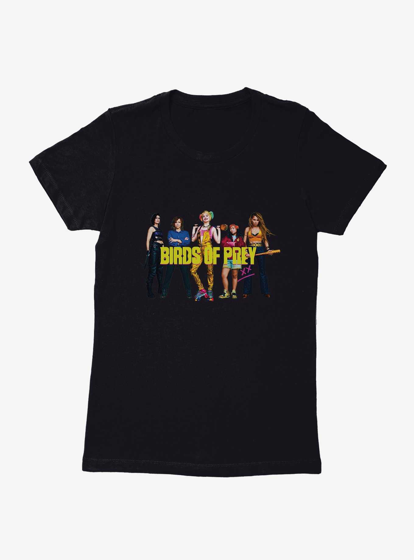 DC Comics Birds Of Prey Harley Quinn And Her Crew Womens T-Shirt, , hi-res