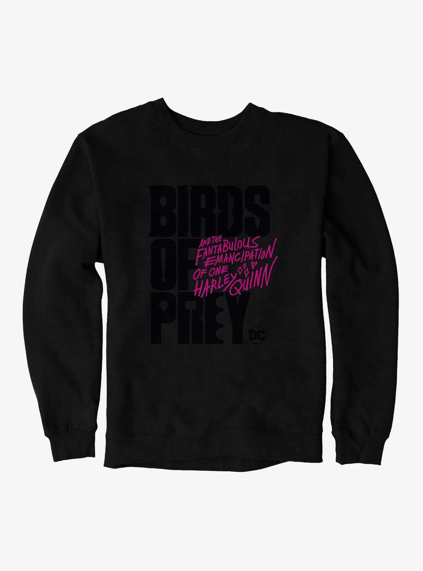 DC Comics Birds Of Prey Movie Title Sweatshirt, , hi-res