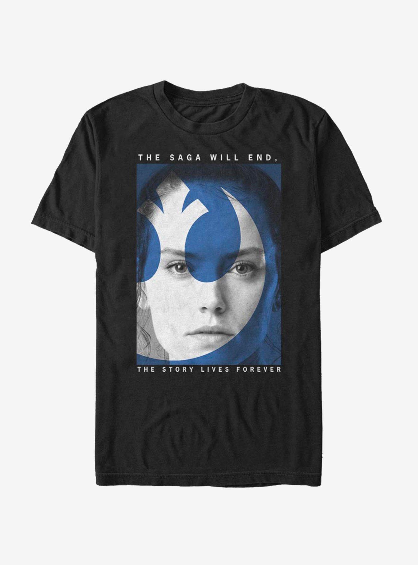 Star Wars Episode IX The Rise Of Skywalker Last Story T-Shirt, BLACK, hi-res