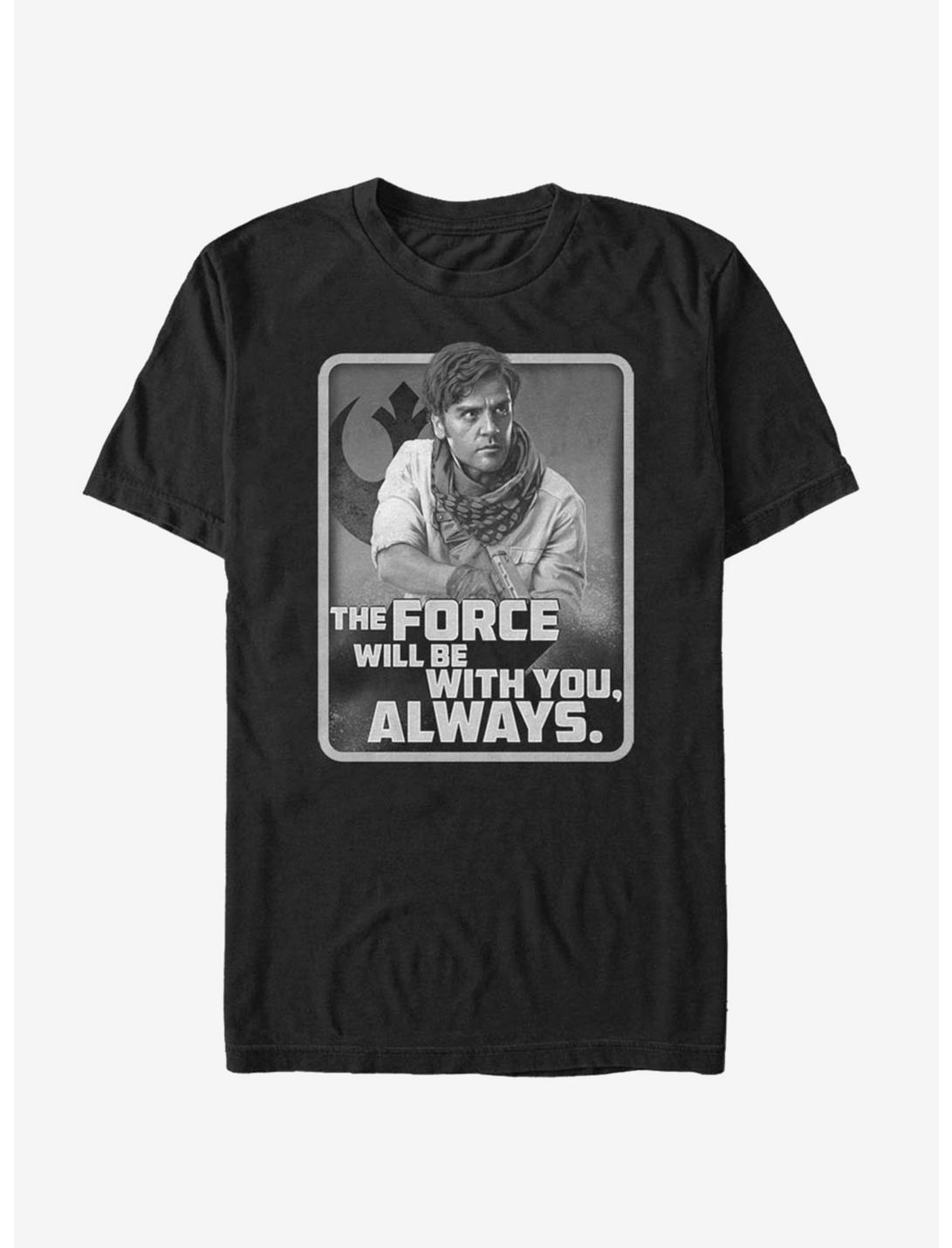 Star Wars Episode IX The Rise Of Skywalker With You Poe T-Shirt, BLACK, hi-res