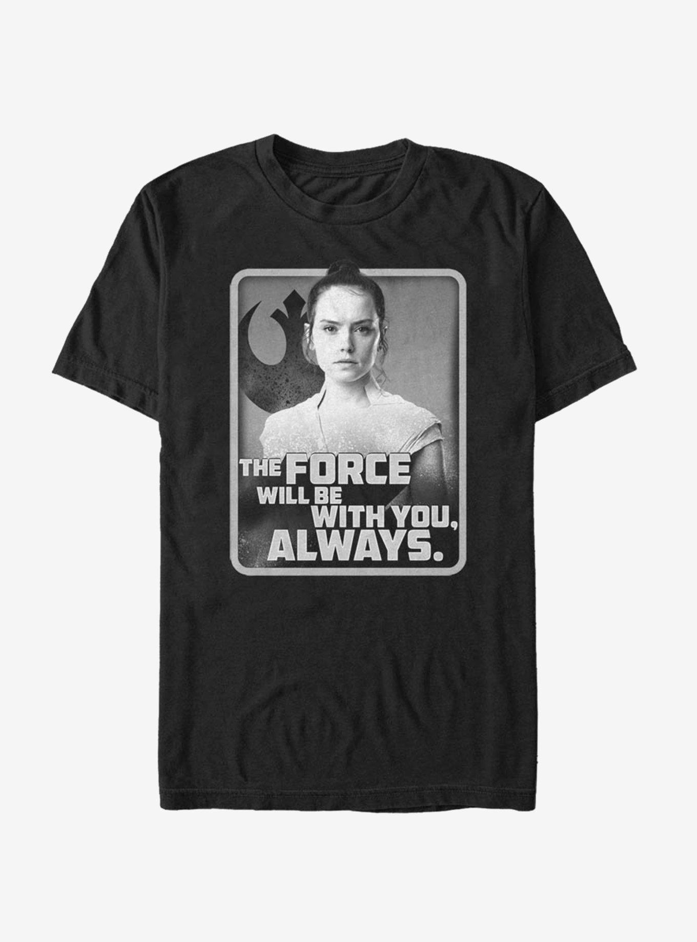 Star Wars Episode IX The Rise Of Skywalker With You Rey T-Shirt, BLACK, hi-res