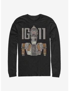 Plus Size Star Wars The Mandalorian IG-11 Illustrated Long-Sleeve T-Shirt, , hi-res