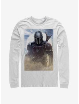 Plus Size Star Wars The Mandalorian Warrior Poster Long-Sleeve T-Shirt, , hi-res