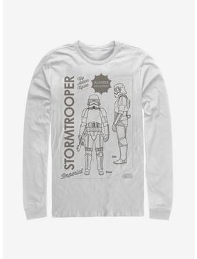 Plus Size Star Wars The Mandalorian Trooper Poster Long-Sleeve T-Shirt, , hi-res