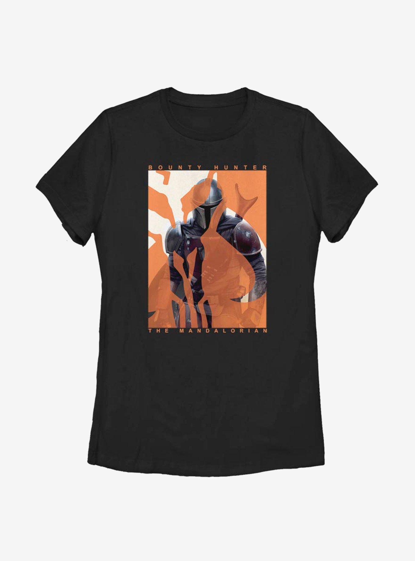 Star Wars The Mandalorian Hunt Womens T-Shirt, BLACK, hi-res