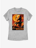 Star Wars The Mandalorian Sunset Womens T-Shirt, ATH HTR, hi-res