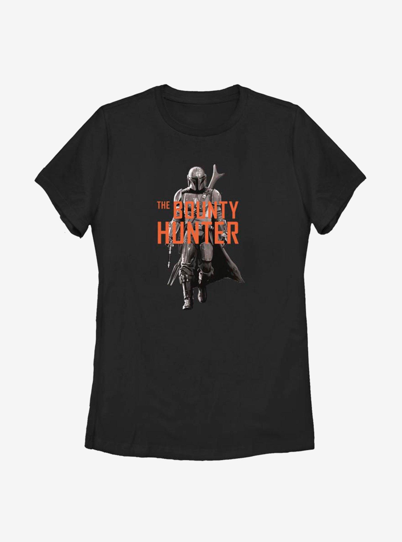 Star Wars The Mandalorian The Bounty Hunt Womens T-Shirt, BLACK, hi-res