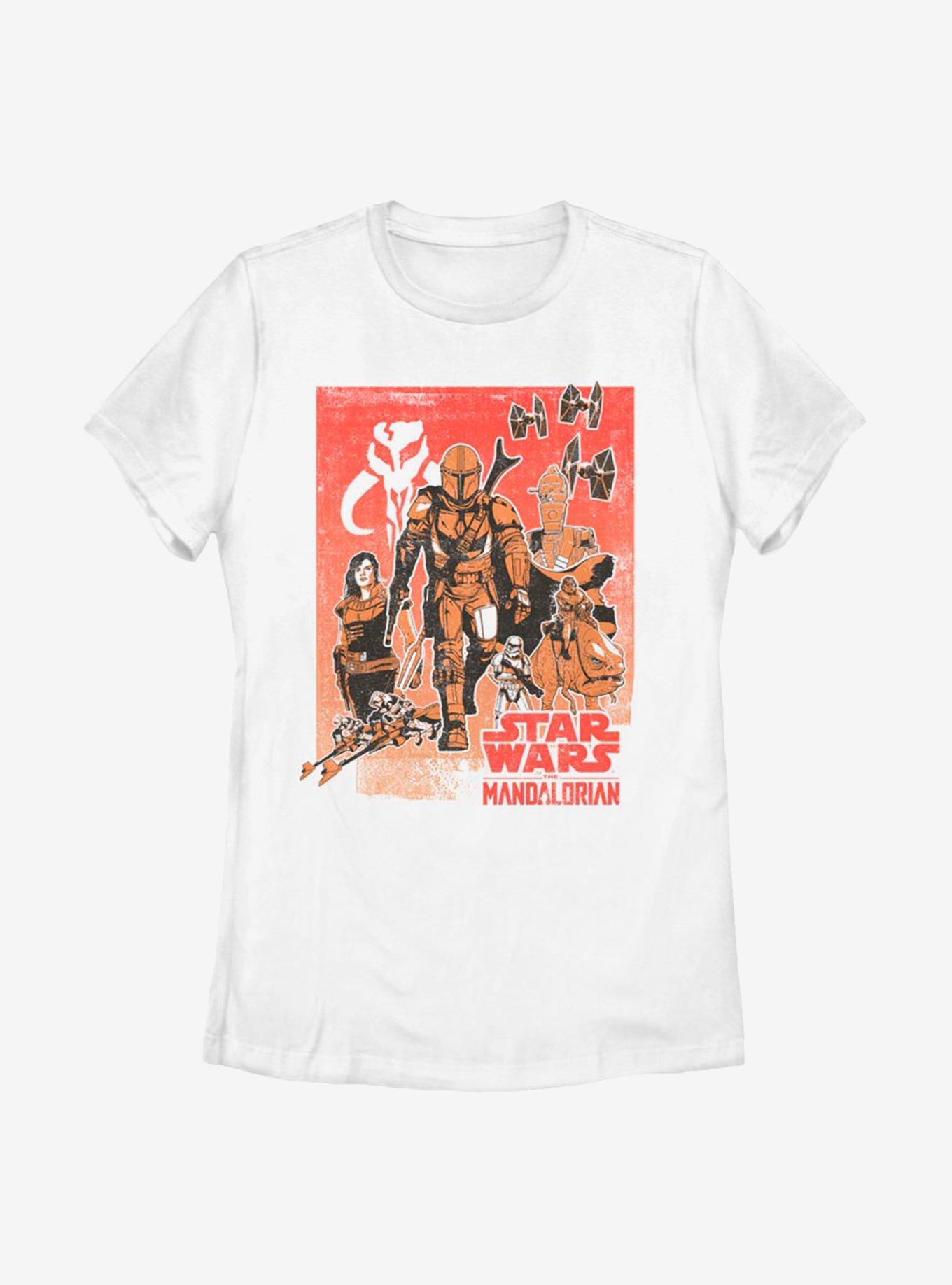 Star Wars The Mandalorian Western Vignette Womens T-Shirt, , hi-res